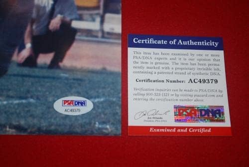 ג'ים בראון קליבלנד בראונס חתום על 8x10 PSA/DNA COA AC49379 - תמונות NFL עם חתימה