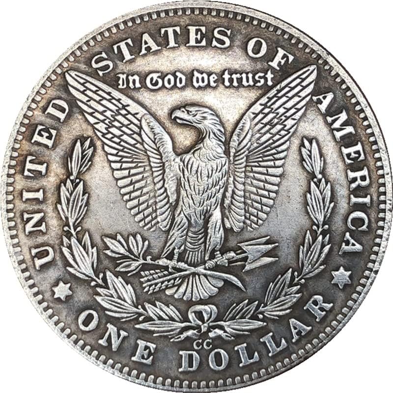 צ'ינגפנג 38 ממ מטבע דולר עתיק של דולר ארהב מטבע טראמפ מטבע 1890-C מלאכה 199