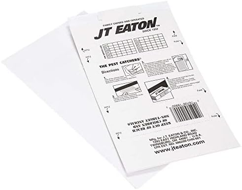 JT Eaton 198-12 Stick-Em Pester לוכד, לבן