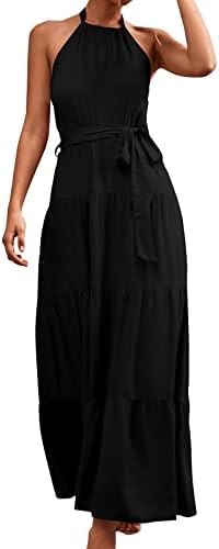 מיאשוי פטיט מקסי שמלת נשים של קיץ שמלה מזדמן סקסי רצועה ללא משענת שמלת חוף ארוך שמלה ארוך חוף שמלות עבור