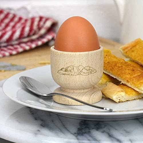 אזידה' איש שינה ' כוס ביצה מעץ