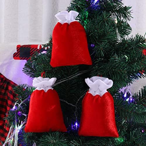 יארנוב תיק פינוקים פסטיבל מתנת עץ עיצוב קישוטי אחסון קישוטי פשוט קישוט צבע חג המולד הווה אבזרי פריסה דקורטיבי חג המולד תליון לצייר תכשיטי