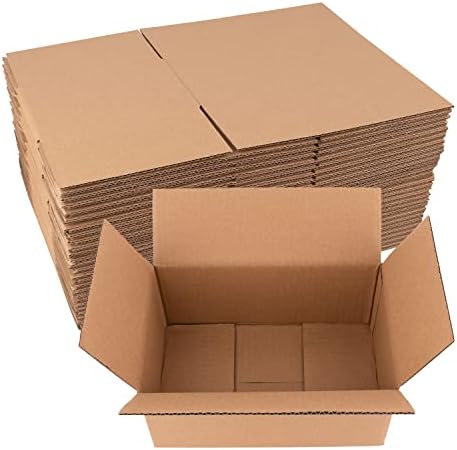 קופסאות קרטון של גולדן סטייט ארט בגודל 9 על 6 על 4 אינץ', קופסאות משלוח בגודל 5 על 5 על 5 אינץ', 28 חבילות כל אחת