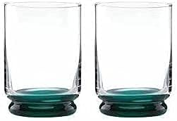 קייט ספייד / לנוקס צ ' ארלס ליין מנטה כפול מיושן זכוכית סט של שני