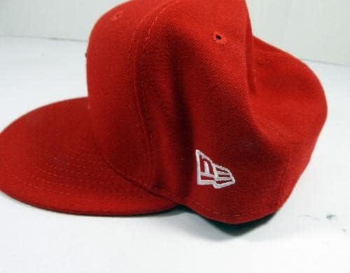 משחק סנט לואיס קרדינלס 2019 השתמש ב- Red Hat עם סדרת Monterrey Meico P 7 1/8 1 - משחק כובעי MLB