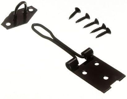סוג חוט שחור אבטחה HASP ו- Staple למנעולי כרית 100 ממ + ברגים