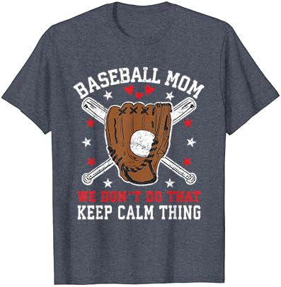 חולצת טריקו של אמא בייסבול