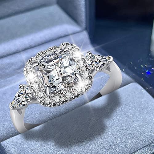 יהלומי סט מתכת טבעת עם יהלומים פשוט תכשיטים פופולרי אביזרי רב טבעות סט לנשים