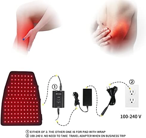מכשיר לטיפול באור אדום להקלה על כאבי זרוע עגל ליד טיפול באור אינפרא אדום 850 ננומטר לד גלישת שרירים לשימוש ביתי ברגל נזק עצבי חודר עמוק