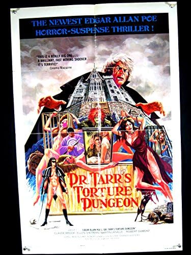 דר. העינויים של TARR Dungeon-1982-Poster-Claude Brook VG/FN