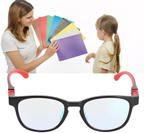 צבע עיוור משקפיים, עיוורון צבעים תיקון משקפיים נייד אור הגנה מקורה חיצוני עיוורון צבעים משקפיים עם מקרה אדום ירוק עיוורון מקורה וחיצוני