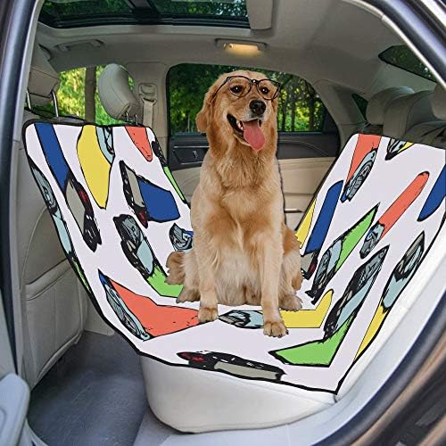 כיסוי מושב כלב מותאם אישית מצית יצירתי חפצים קטנים עיצוב הדפסת מושב מכונית מכסה לכלבים עמיד למים החלקה עמיד רך מושב מכונית לחיות