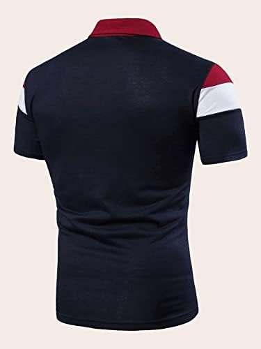 חולצות פולו כותנה של שרוול קצר של גברים גולף פולו פולו מזדמן פולו בכושר קלאסי