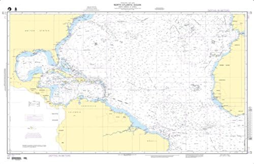 תרשים 12-צפון האוקיינוס האטלנטי - צפון אמריקה לאפריקה-עמיד במים