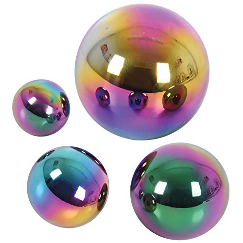 טיק-72221 כדורים מחזירי אור חושיים-פרץ צבע-סט של 4-גילאי 0 מ ' + - מראות, כדורים ססגוניים לתינוקות ופעוטות-צעצוע חושי מרגיע
