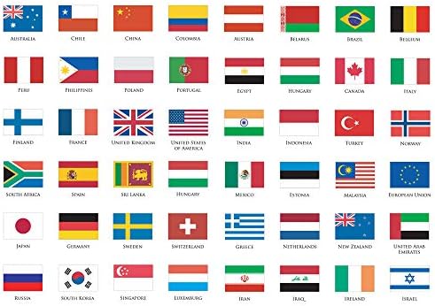 עולם לאומי דגל קאוואי אסתטי פסטל אמנות סדר יום יומן מתכנן מכתבים מדבקות