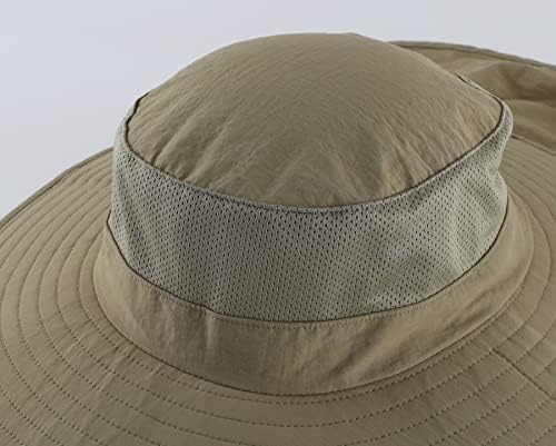 בית מעדיף חיצוני עד50 + רשת שמש כובע רחב שוליים דיג כובע עם צוואר דש