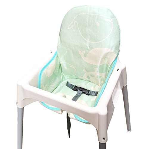 כיסוי משי קרח זארפמה לכיסא איקאה אנטילופ, כרית מחצלת קירור קיץ לכרית לתינוק עם רשת 3 ד לנשימה לכיסא ילדים של איקאה
