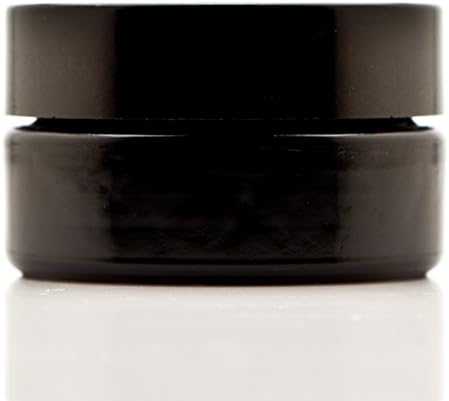 אינפיניטי צנצנות 30 מיליליטר 10-חבילה סט קוסמטי סגנון שחור אולטרה סגול זכוכית בורג למעלה צנצנת