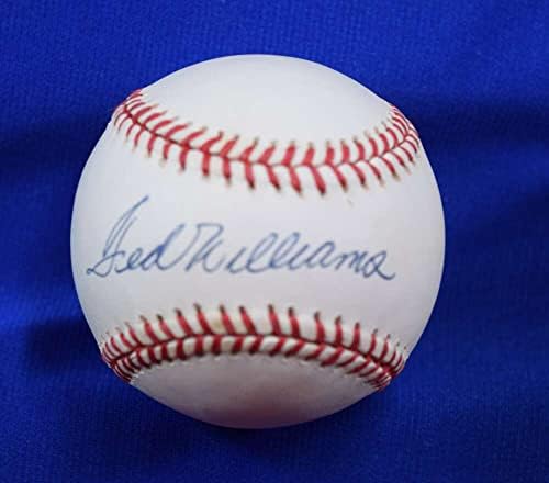 טד וויליאמס PSA DNA חתימה COA ליגה אמריקאית ליגה אמריקאית OAL חתמה בייסבול
