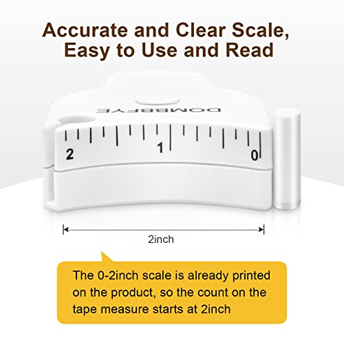 6 חתיכות גוף למדוד קלטת 60 אינץ , סרט מדידה גוף מדידת קלטת, נשלף לדחוף כפתור כפול בקנה מידה, מדידת קלטת עבור גוף מדידות, ירידה במשקל,