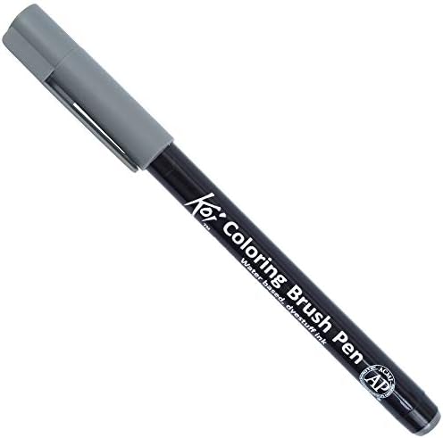 Sakura Koi XBR-6 מברשת צביעה סט עט 6 עטים אפור