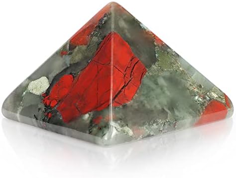 HXSWKK 1.6 פירמידה אורגון אבן אבן אפריקאית לאנרגיה חיובית - פירמידות קריסטל להצלחה עושר, שגשוג, צ'אקרה ליוגה רייקי מדיטה