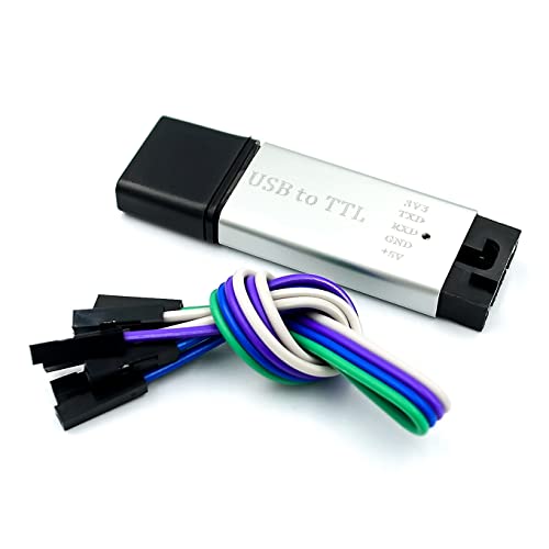 מעטפת אלומיניום CP2102 USB 2.0 ל- TTL UART מודול 6PIN ממיר סידורי STC החלף FT232 תמיכה במודול 5V/3.3V עבור ARDUINO