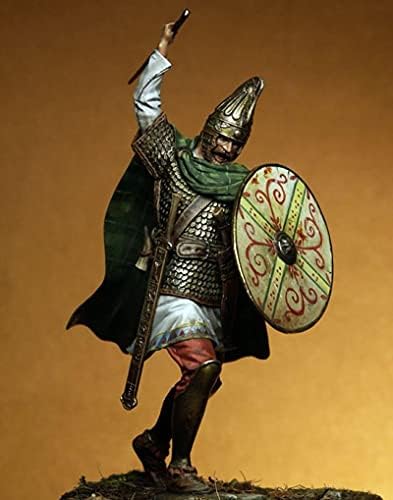 גודמואל 1/24 75 ממ עתיק אירופאי לוחם שרף דגם ערכת / אינו מורכב ולא צבוע חייל למות יצוק ערכת