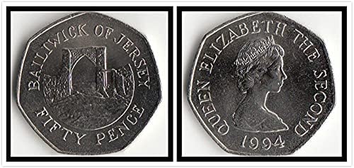 ניו ג'רזי ניו ג'רזי 50 פני שנת מטבעות אוסף זיכרון מטבעות זרים אקראיים