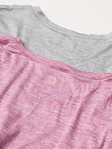 חולצת טריקו של דנסקין לנשים 2 חבילות שרוול ארוך חיוני