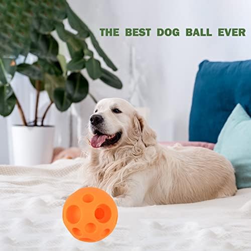 כדורי צעצוע של Evan Dog Dog, 5 אינץ 'מטפלים בכדור מסובך אוכל מחלק צעצועים צעצועים מסובכים כיף אינטראקטיבי כלב צעצועים מזון מתקן צעצוע