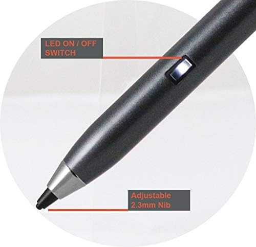 Broonel Grey Point Point Digital Active Stylus Pen תואם ל- Huawei Mediapad M5 Lite 8