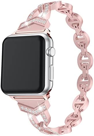 Gadgets Free Gadgets Metal Bling Bling תואמים להקת Apple Watch 38 ממ 40 ממ 4 ממ 42 ממ 44 ממ 45 ממ רצועת רצועת IWatch סדרה 8 7 6 SE 5 4
