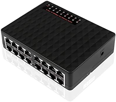 Yfqhdd 16 יציאה 10/100 מגהביט לשנייה מתג רשת מהיר Ethernet LAN RJ45 VLAN Hub Desktop PC מתג מחשב