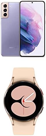 Samsung Galaxy S21+ Plus 5G, פנטום סגול גלקסי צפה 4 40 ממ Smartwatch