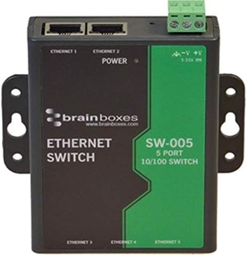 Brainboxes Ethernet 5 מתג יציאה 100 בתפזורת