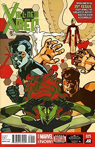 אקס-מן חדשים לגמרי 25 וי-אף / נ. מ.; ספר קומיקס מארוול / בריאן בנדיס