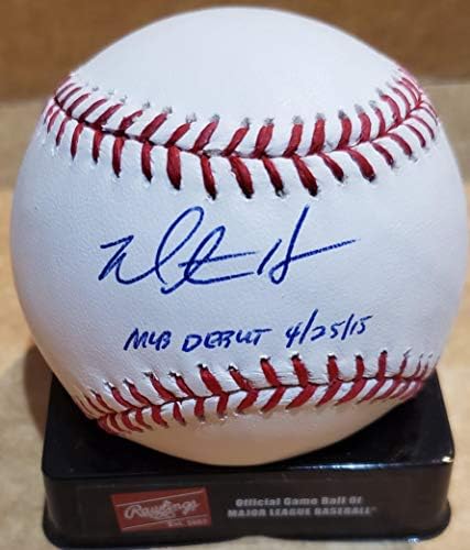 חתימה מיטש האריס הופעת הבכורה של MLB 4/25/15 בייסבול רשמי של ליגת המייג'ור - חתימה בייסבול