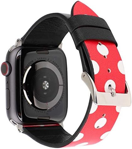 Wonmille תואם להקת Apple Watch 38 ממ 40 ממ 41 ממ נשים, רצועת החלפת עור עם אבזם נירוסטה עבור Apple Watch להקות iwatchs se 8 7 6 5 4 3 2