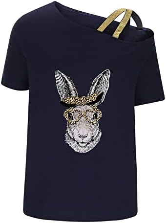 חולצת טי גרפית מצחיקה של ארנב מצחיק
