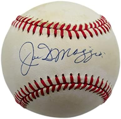 ג'ו דימג'יו חוף חתימה בייסבול OAL ניו יורק ינקי JSA 177281 - כדורי בייסבול עם חתימה