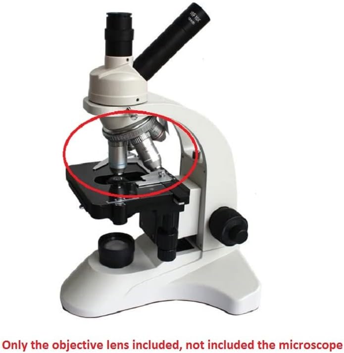מעבדה מיקרוסקופ אביזרי 4איקס / 10איקס/40איקס / 100איקס חצי תכנית אכרומטית אובייקטיבי עדשה 195 ממ מצומד מרחק עבור ביולוגי מיקרוסקופ 160/0.