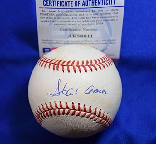 Hank Aaron PSA DNA DNA Autograpth Leagute National League ONL חתום בייסבול 1 - כדורי בייסבול עם חתימה