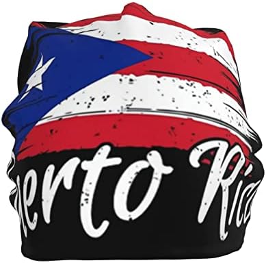 פורטו ריקו ריקני דגל רפוי כפה, אופנה חורף כובע בארה ' ב כובעי צוואר גייטר מטפחת סרוג כובע לנשים גברים