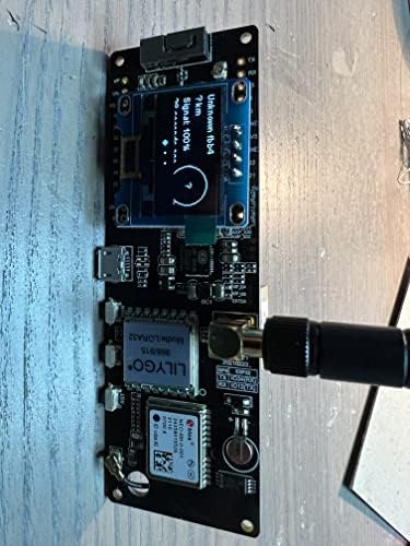 TTGO MESHTASTIC T-BEAM V1.1 CH9102F CHIP ESP32 915MHz WiFi Bluetooth ESP32 GPS NEO-6M SMA 18650 מחזיק סוללה עם OLED