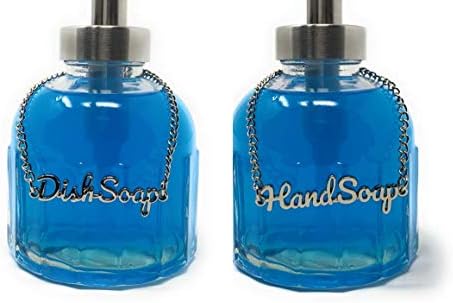 סבון כלים ותוויות תווית סבון יד 2 יחידות קסמים למתקן בקבוקים