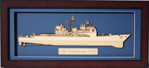 אמנות דלפית של דלפי USS Chosin ממוסגר/מודל עץ סגור