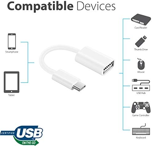 מתאם OTG USB-C 3.0 תואם ל- LG 17Z95P-K.ADE9U1 שלך לפונקציות מהירות, מאומתות, מרובות שימוש כמו מקלדת, כונני אגודל, עכברים וכו '.