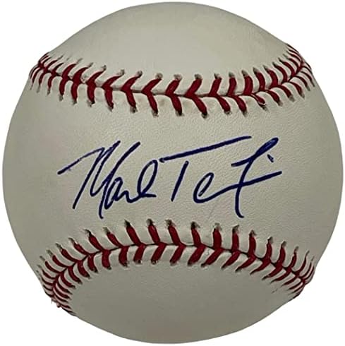 מארק טייקסיירה החתום על בייסבול בייסבול רשמי של ליגת המייג'ור ינקי ריינג'רס - כדורי חתימה